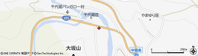 愛知県東栄町（北設楽郡）中設楽（西向）周辺の地図