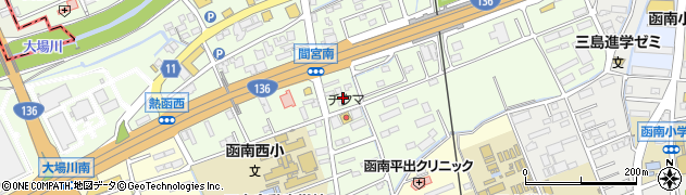 静岡県田方郡函南町間宮662周辺の地図