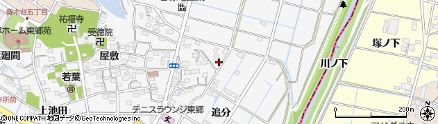 愛知県愛知郡東郷町春木追分10周辺の地図