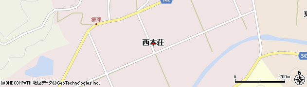 兵庫県丹波篠山市西本荘周辺の地図