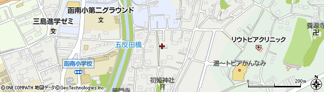 静岡県田方郡函南町仁田596周辺の地図