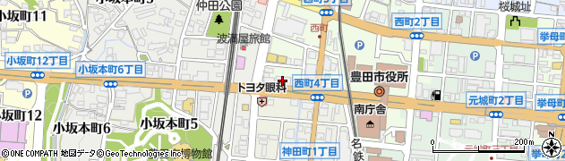 日本生命保険相互会社　ライフプラザ豊田・ご来店窓口周辺の地図