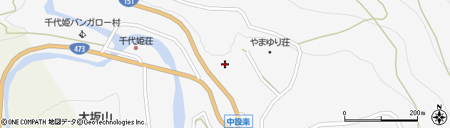 愛知県東栄町（北設楽郡）中設楽（山田）周辺の地図