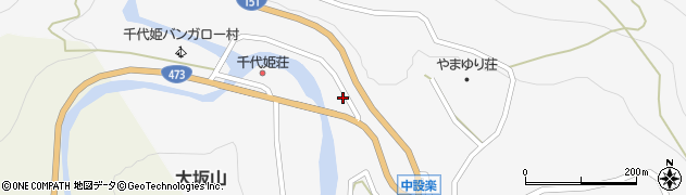 愛知県東栄町（北設楽郡）中設楽（上富田）周辺の地図
