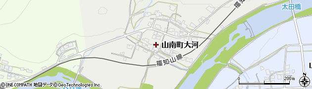 兵庫県丹波市山南町大河130周辺の地図