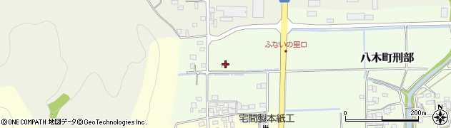京都府南丹市八木町刑部中溝周辺の地図