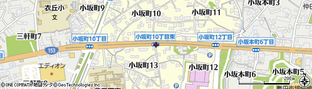 小坂町１０東周辺の地図