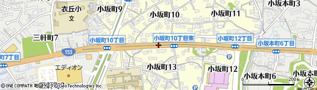 豊田西高校前周辺の地図