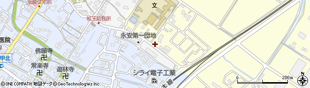 滋賀県野洲市上屋1318周辺の地図
