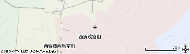 京都府京都市北区西賀茂宮山周辺の地図