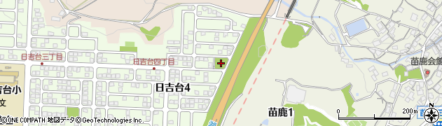 日吉台第11公園周辺の地図