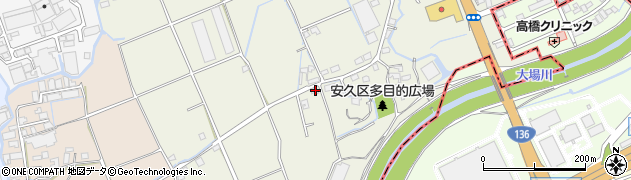 静岡県三島市安久909周辺の地図