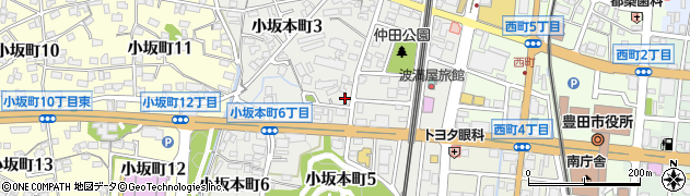 愛知県豊田市小坂本町3丁目130周辺の地図