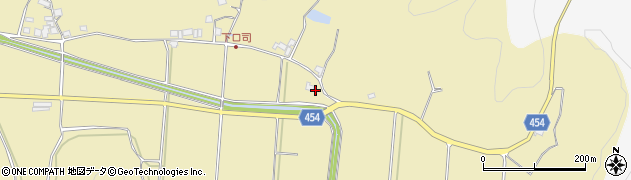 京都府南丹市園部町口司（ツカノモト）周辺の地図