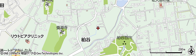 静岡県函南町（田方郡）柏谷周辺の地図