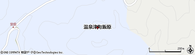 島根県大田市温泉津町飯原周辺の地図