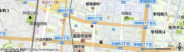 十六銀行豊田支店 ＡＴＭ周辺の地図