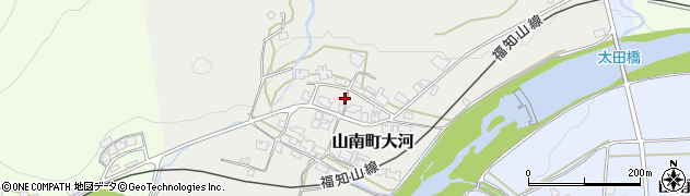 兵庫県丹波市山南町大河138周辺の地図