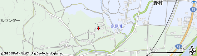 岡山県津山市高野本郷43周辺の地図
