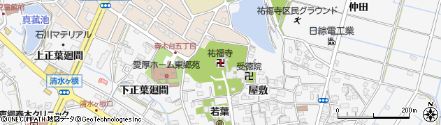 祐福寺周辺の地図