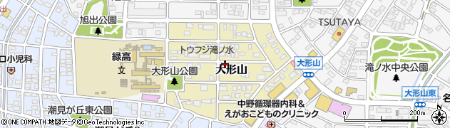 愛知県名古屋市緑区大形山周辺の地図