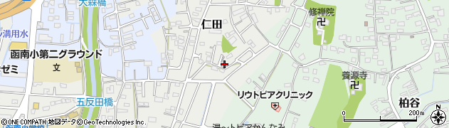 静岡県田方郡函南町仁田674-5周辺の地図