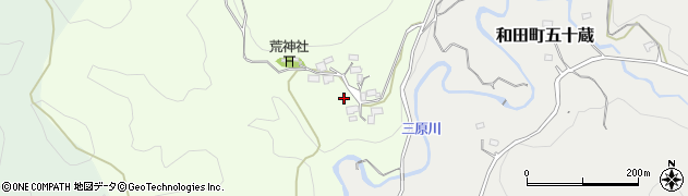 千葉県南房総市和田町磑森周辺の地図