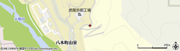京都府南丹市八木町北広瀬（城谷口）周辺の地図
