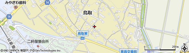 三重県員弁郡東員町鳥取794周辺の地図