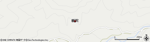 静岡県静岡市葵区栃沢周辺の地図