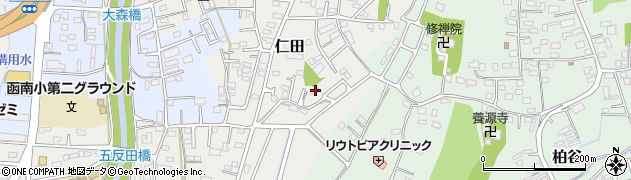 静岡県田方郡函南町仁田674周辺の地図
