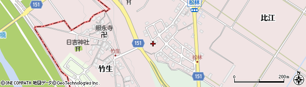 滋賀県野洲市比江715周辺の地図