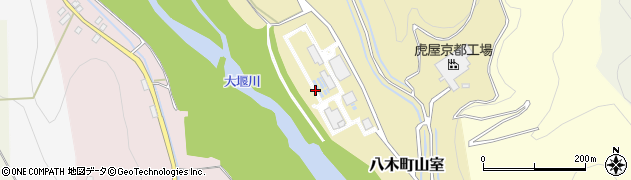 京都府南丹市八木町山室（粕掛）周辺の地図