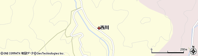 愛知県設楽町（北設楽郡）田峯（西川）周辺の地図