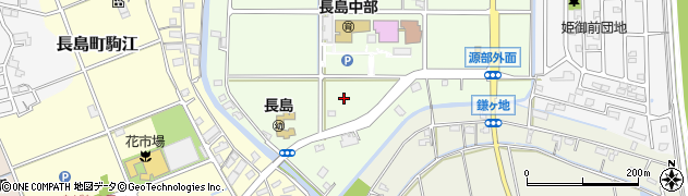 三重県桑名市長島町源部外面周辺の地図