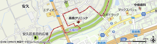 静岡県田方郡函南町間宮895周辺の地図