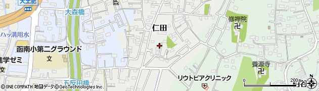 静岡県田方郡函南町仁田667周辺の地図