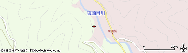愛知県東栄町（北設楽郡）東薗目（湯戸）周辺の地図