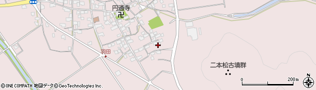 滋賀県東近江市上羽田町551周辺の地図