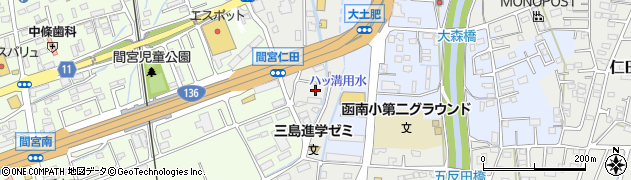 静岡県田方郡函南町仁田77周辺の地図