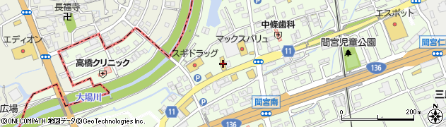 静岡県田方郡函南町間宮344周辺の地図