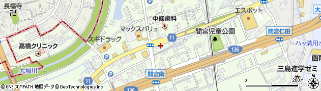 らーめんブッチャー 函南店周辺の地図