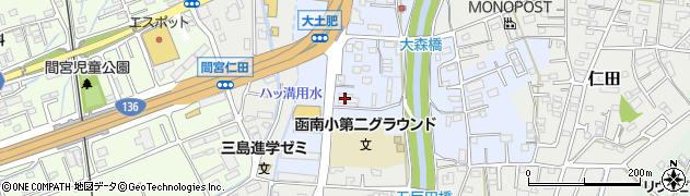 三島信用金庫函南支店周辺の地図