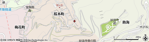 静岡県熱海市桜木町25周辺の地図
