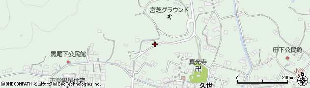 岡山県真庭市久世周辺の地図