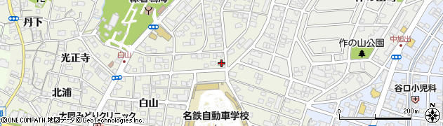 愛知県名古屋市緑区鳴海町薬師山111周辺の地図
