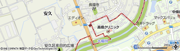 静岡県三島市安久646周辺の地図