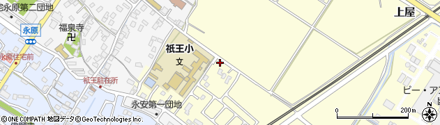滋賀県野洲市上屋1170周辺の地図
