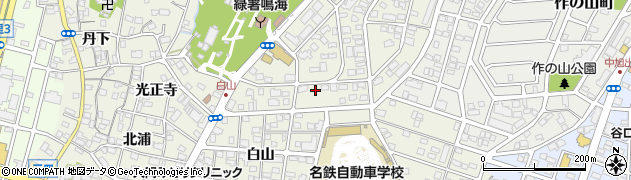 愛知県名古屋市緑区鳴海町薬師山121周辺の地図
