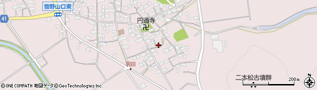 滋賀県東近江市上羽田町580周辺の地図